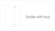 Custom Fold | Folder with lock