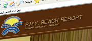 PMY beach resort Rayong Web design